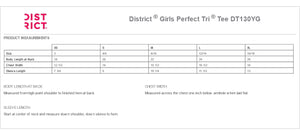 Girls Perfect Tri Tee