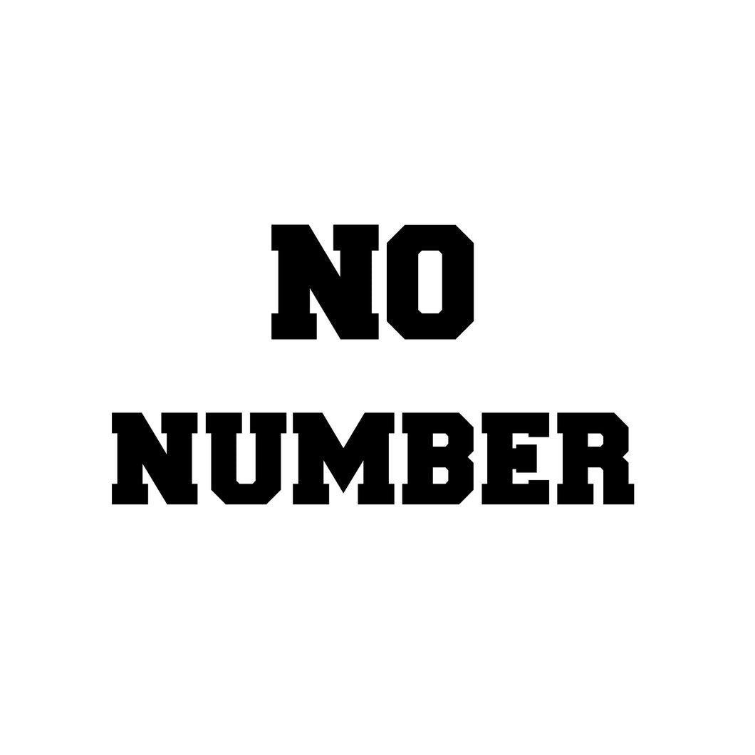 No Number