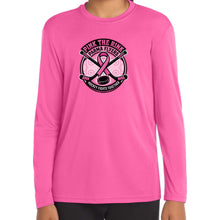 Load image into Gallery viewer, Pink the Rink | Ribbon Design | PosiCharge® Competitor™ Long Sleeve Tee Adult
