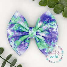 Load image into Gallery viewer, Purple &amp; Mint Tie Dye
